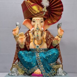 Philips Ganesh(Dhoti,Shela,Feta)-Metallic Blue(Art-27)