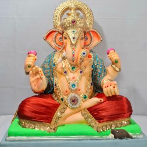 Dagadusheth Halwai(Dhoti,shela)-Maroon(Art-9)