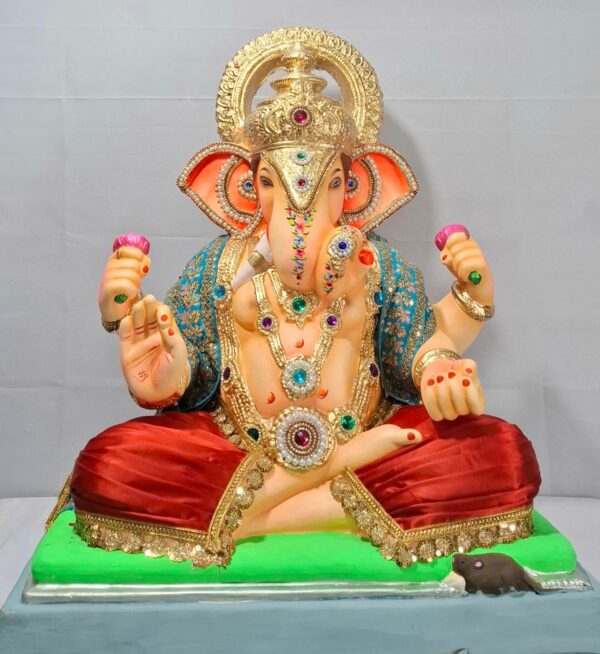 Dagadusheth Halwai(Dhoti,shela)-Maroon(Art-9)