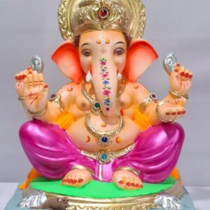 Golgadi Titwala Ganesh-Metallic Pink(C1-28)