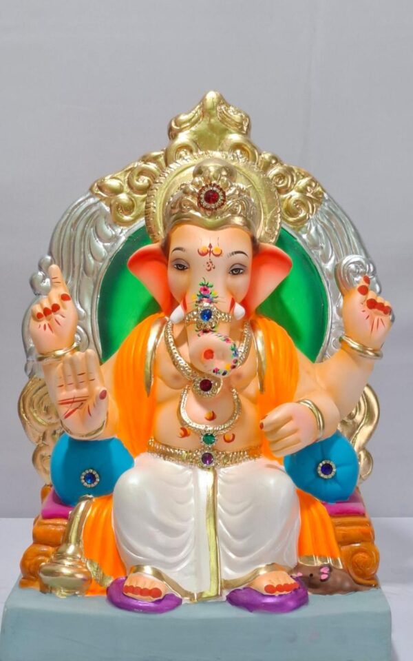 Lalbaug Cha Raja-Whiten(C1-36)