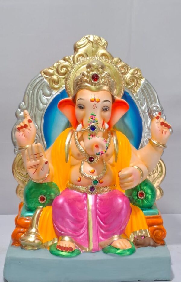 Lalbaug Cha Raja-Metallic Pink(C1-38)