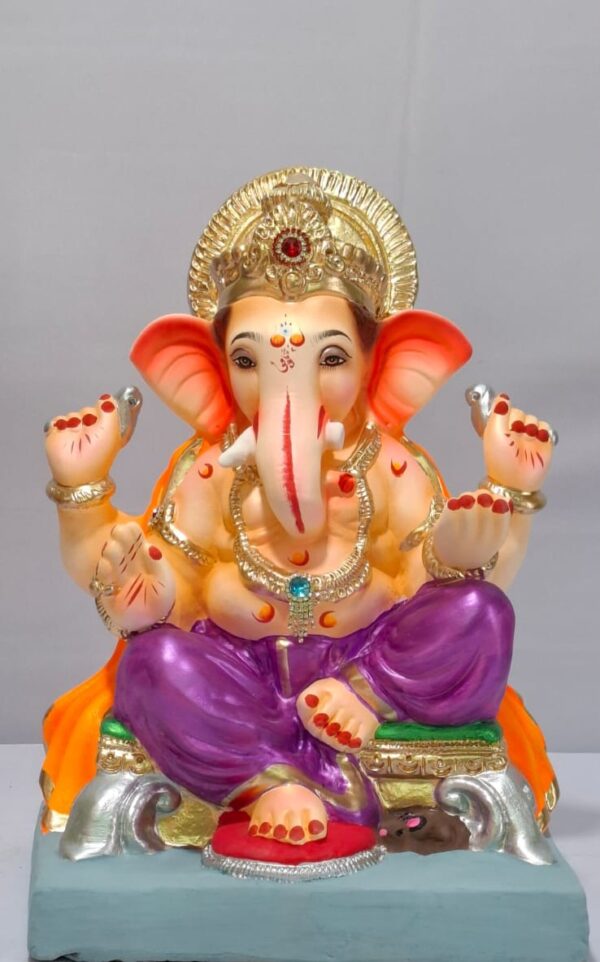 Varadhasta Furniture Ganesh-Metallic Purple(C1-39)