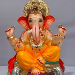 Varadhasta Furniture Ganesh-Orange(C1-42)