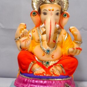 Titwala Ganesh on Lotus-Red(C1-82)