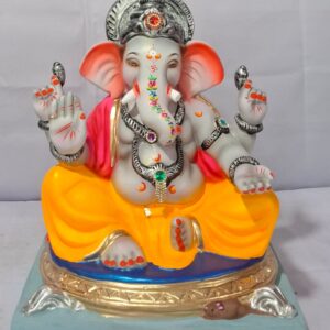Titwala Ganesh Round Seat-Krushna Varna-Yellow(C1-89)