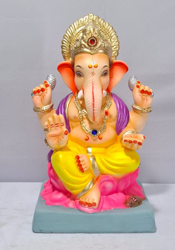 Varadhasta Lotus Ganesh-Yellow(C2-1)