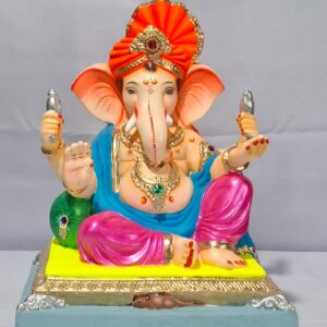 Peshvepose feta Ganesh-Metallic Pink(C2-36)