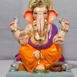 Varadhasta Ganesh -Orange (C2-43)