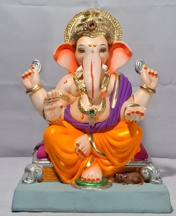 Varadhasta Ganesh -Orange (C2-43)