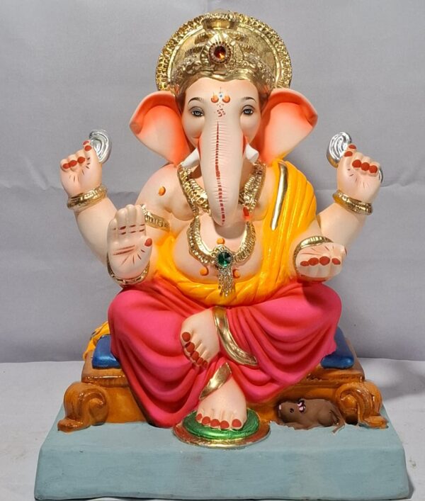 Varadhasta Ganesh -Dark Pink (C2-46)