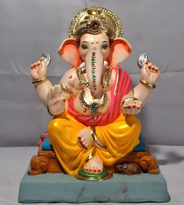 Varadhasta Ganesh -Golden Yellow (C2-47)