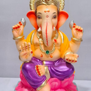 Varadhasta Lotus Ganesh-Matallic Violet(C2-5)