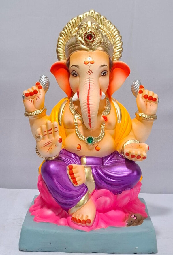 Varadhasta Lotus Ganesh-Matallic Violet(C2-5)