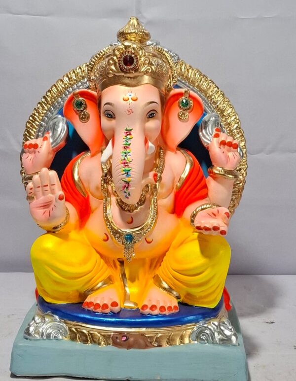 Titwala Ganesh with Prabhaval-Yellow(C2-55)