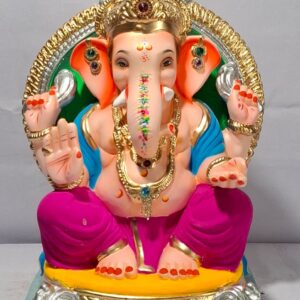 Titwala Ganesh with Prabhaval-Majenta Pink(C2-56)