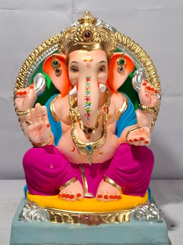 Titwala Ganesh with Prabhaval-Majenta Pink(C2-56)