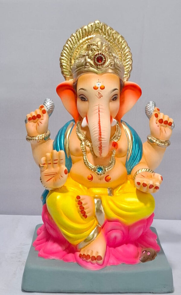 Varadhasta Lotus Ganesh-Yellow(C2-6)