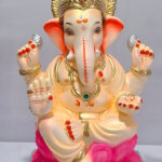 Varadhasta Lotus Ganesh-Cream(C2-7)