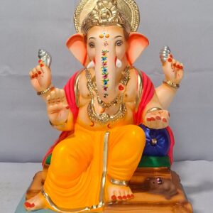 Furniture Ganesh with Single Load-Golden Yellow(C2-73)