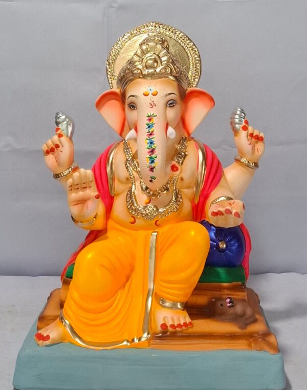 Furniture Ganesh with Single Load-Golden Yellow(C2-73)