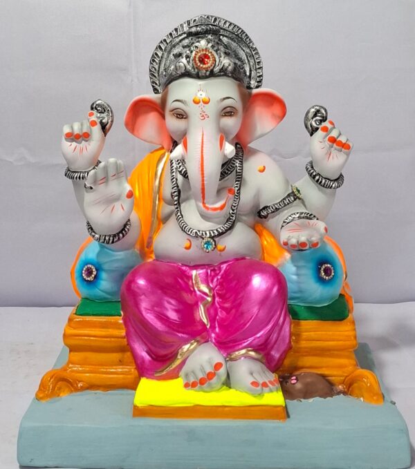 Furniture Ganesh with Double Load-Metallic Pink(C2-75)