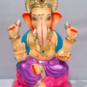 Varadhasta Lotus Ganesh-Metallic Purple(C2-9)
