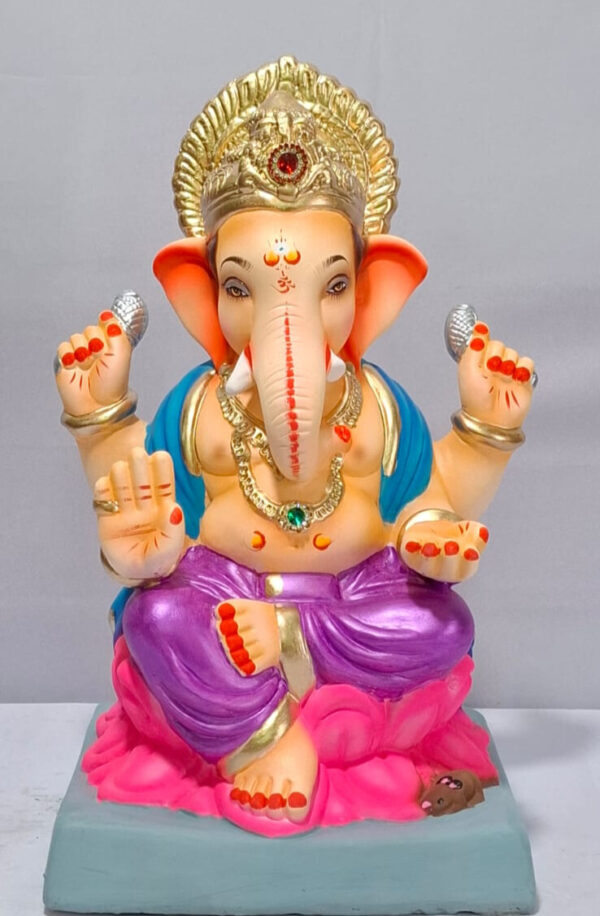 Varadhasta Lotus Ganesh-Metallic Purple(C2-9)
