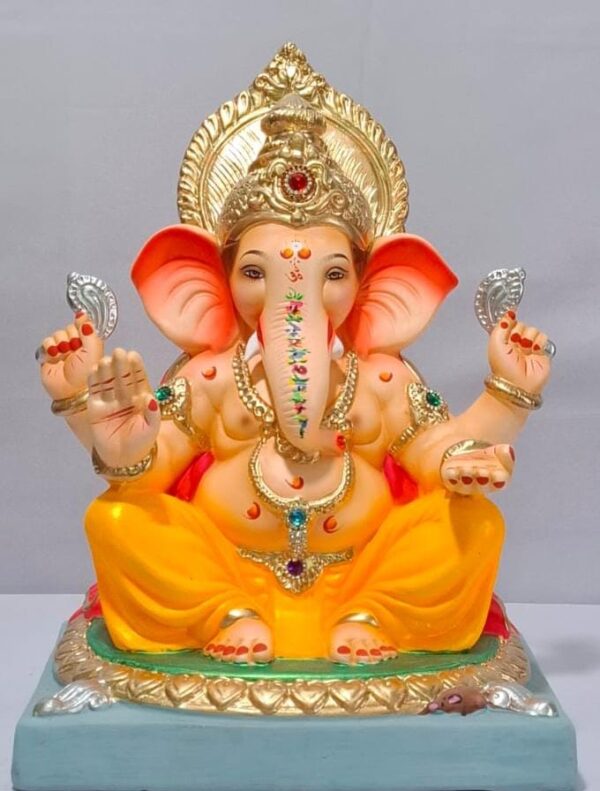 Titwala Ganesh Round Gadi-Golden Yellow(C3-10)