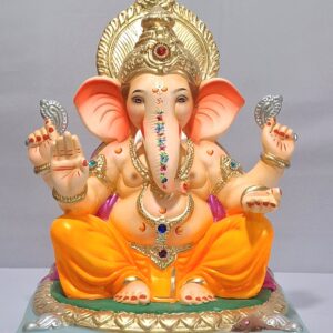 Titwala Ganesh Round Gadi-Golden Yellow(C3-12)