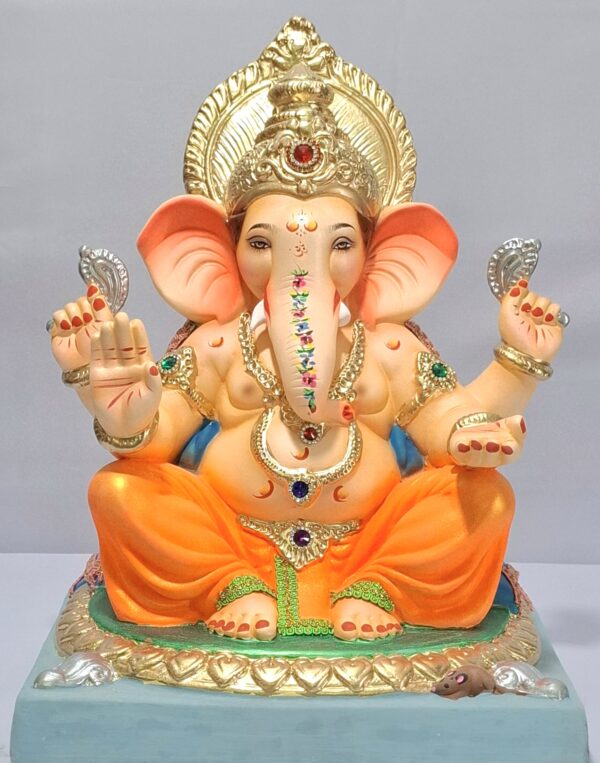 Titwala Ganesh Round Gadi-Orange(C3-14)