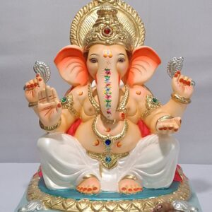 Titwala Ganesh Round Gadi-White(C3-15)