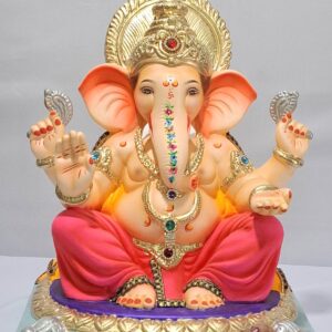 Titwala Ganesh Round Gadi-Dark Pink(C3-16)