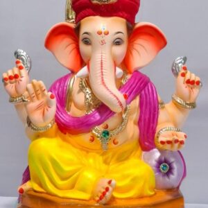 Penta Furniture Ganesh with Tilak Pagadi-Yellow(C3-2)