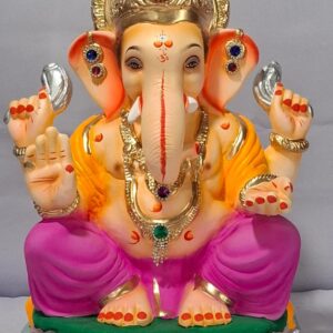 Titwala Ganesh Round Gadi-Majenta Pink(C3-31)