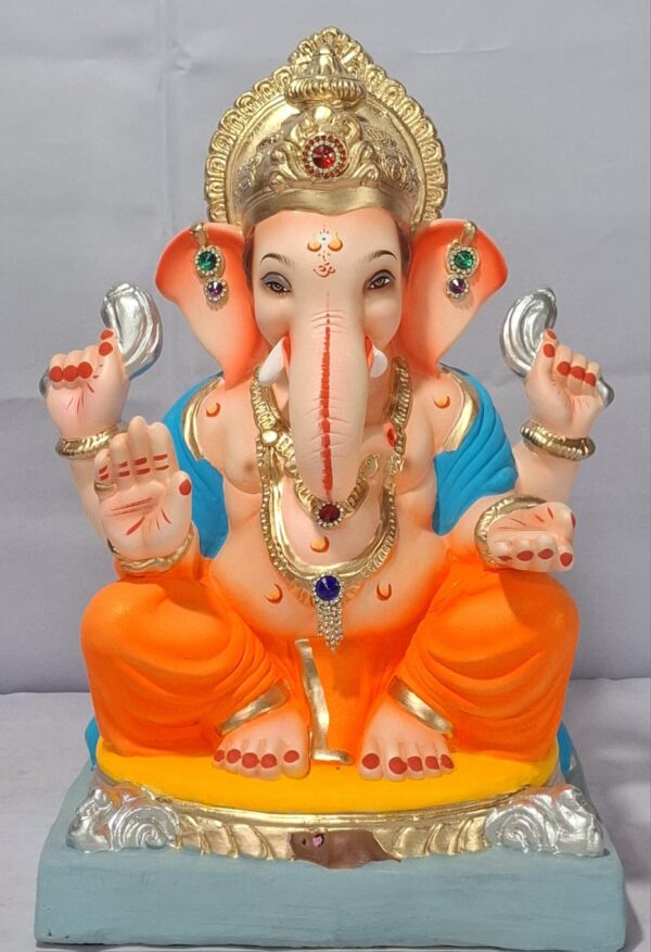 Titwala Ganesh Round Gadi-Orange(C3-32)
