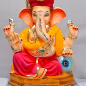 Penta Furniture Ganesh with Tilak Pagadi-Dark Pink(C3-5)