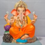 Ganesha on Lion Furniture-Orange(D1-35)