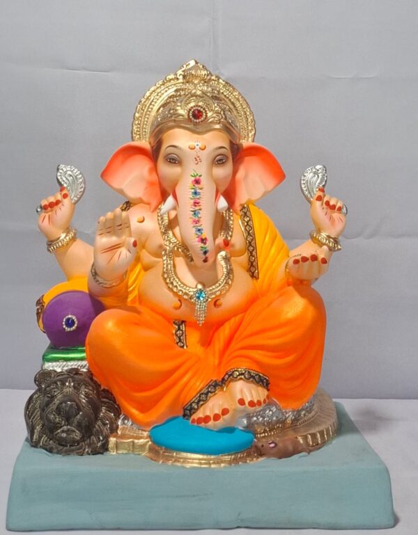 Ganesha on Lion Furniture-Orange(D1-35)