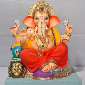 Ganesha on Lion Furniture-Red(D1-40)