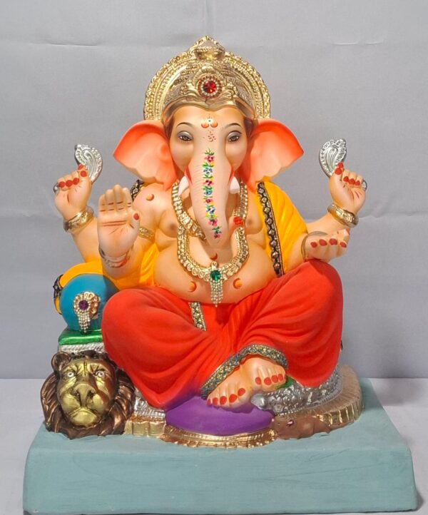 Ganesha on Lion Furniture-Red(D1-40)