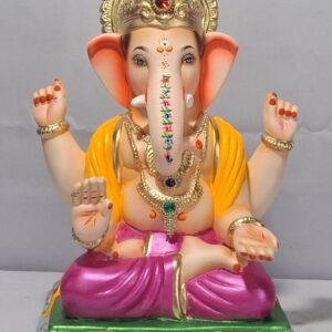 Padmasan Ganesh-Metallic Pink(D1-57)