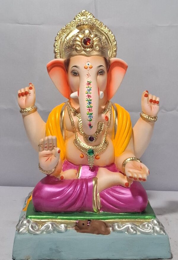 Padmasan Ganesh-Metallic Pink(D1-57)