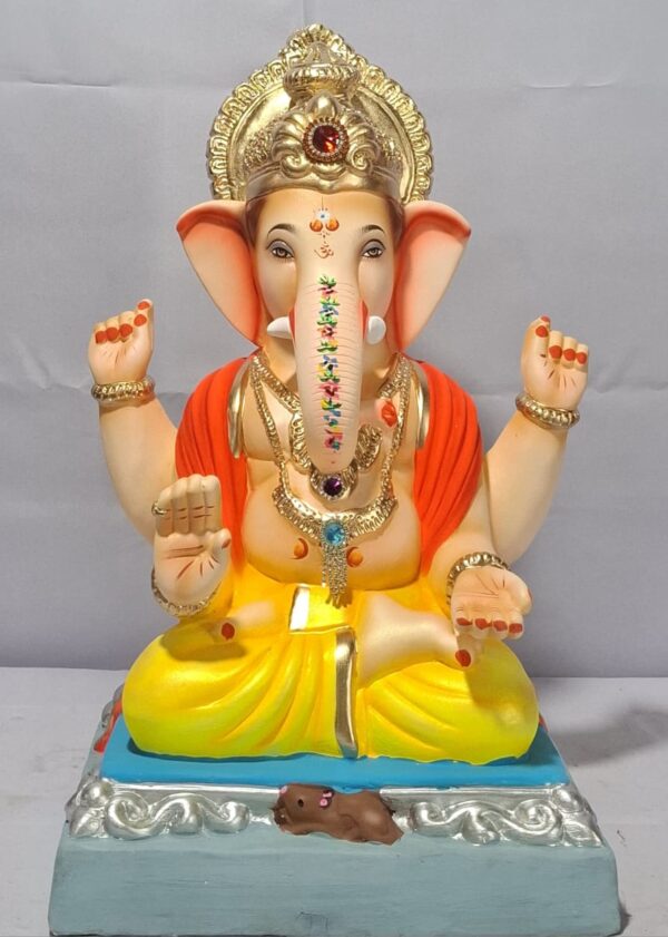 Padmasan Ganesh-Yellow(D1-58)