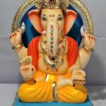 Padmasan Ganesh with Prabhaval-Yellow(D1-61)