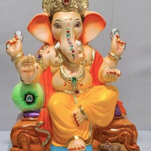 Single load Varadhasta Ganesh-Golden Yellow(D2-1)