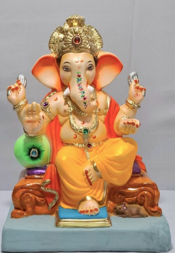 Single load Varadhasta Ganesh-Golden Yellow(D2-1)