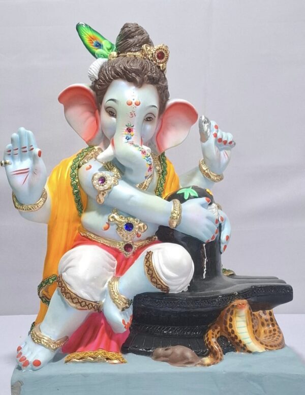 Balmurty with Shivpindi-Blue Shade-White and Pink(D2-15)