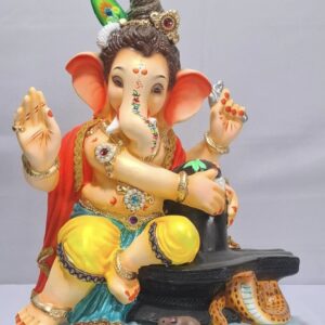 Balmurty with Shivpindi-Yellow with Metallic Blue(D2-17)
