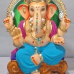 Varadhasta Ganesh with Prabhaval-Blue(D2-29)